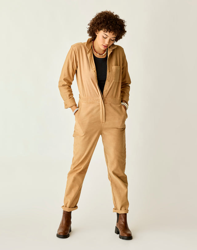 Bedford Jumpsuit: Camel